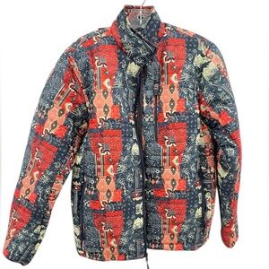 Hawke & Co Performance Bandana Print Lightweight Puffer Jacket Size Small